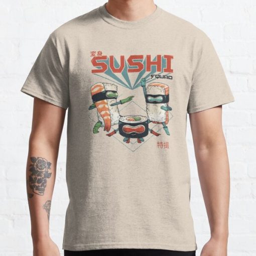Sushi Squad Classic T-Shirt RB0812 product Offical Shirt Anime Merch