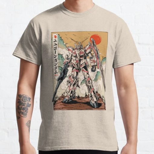 Unicorn Gundam Chinese Style Classic T-Shirt RB0812 product Offical Shirt Anime Merch