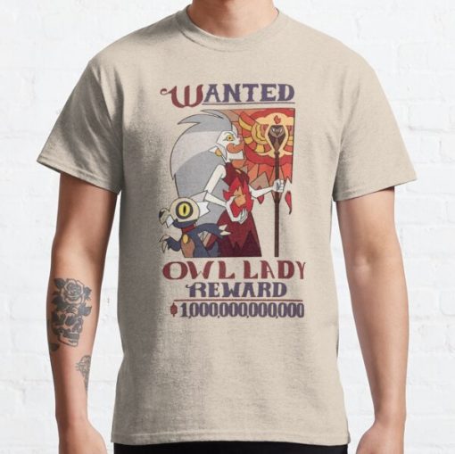 Wanted Owl Lady (The owl house| Perfect Gift Classic T-Shirt RB0812 product Offical Shirt Anime Merch