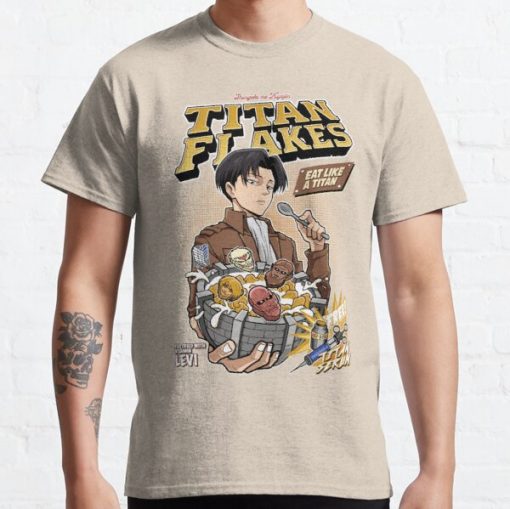 Titan Flakes ( Shingeki no Kyojin )  Classic T-Shirt RB0812 product Offical Shirt Anime Merch