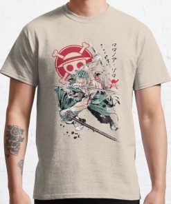 One Piece - Roronoa Zoro Classic T-Shirt RB0812 product Offical Shirt Anime Merch