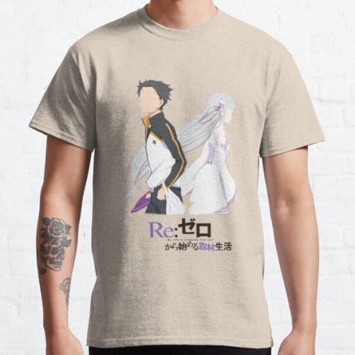 Re:Zero Sub and Emi Minimalist Classic T-Shirt RB0812 product Offical Shirt Anime Merch