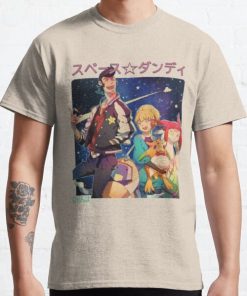 Space Dandy Group Pose Classic T-Shirt RB0812 product Offical Shirt Anime Merch