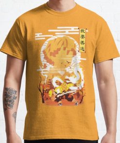 Zenitsu Minimalist Classic T-Shirt RB0812 product Offical Shirt Anime Merch