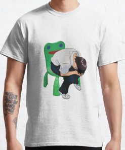 Shinji Ikari in the Froggy Chair Classic T-Shirt RB0812 product Offical Shirt Anime Merch