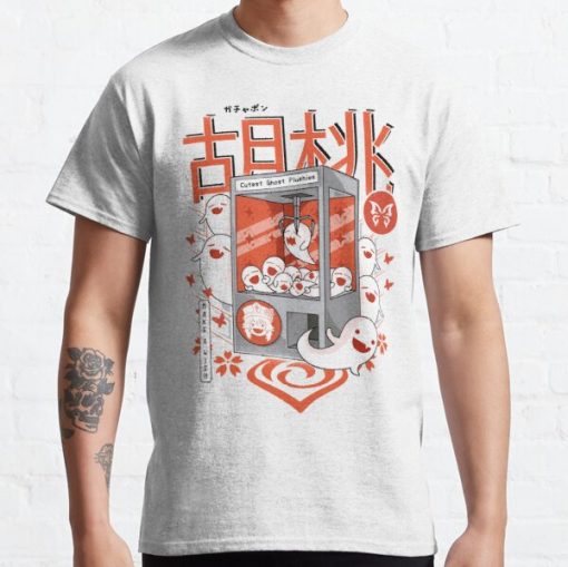 Hu Tao Plush Machine Classic T-Shirt RB0812 product Offical Shirt Anime Merch