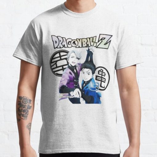 Yuri on Ice x Dragon Ball Z  Classic T-Shirt RB0812 product Offical Shirt Anime Merch