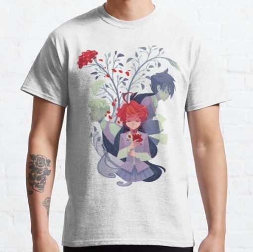 The Promised Neverland , cute Ray Emma & Norman  Classic T-Shirt RB0812 product Offical Shirt Anime Merch