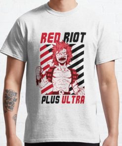 Eijiro Kirishima (Red Riot) PLUS ULTRA Classic T-Shirt RB0812 product Offical Shirt Anime Merch