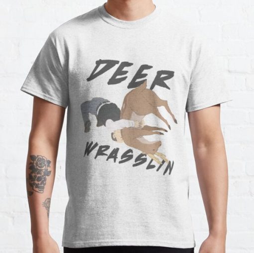 Deer Wrasslin' Classic T-Shirt RB0812 product Offical Shirt Anime Merch