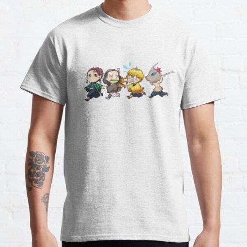 Kimetsu no Yaiba Squad Classic T-Shirt RB0812 product Offical Shirt Anime Merch
