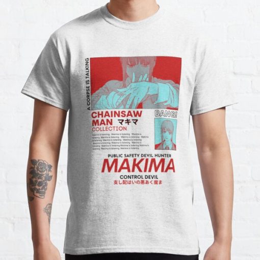 Makima Red - Chainsaw Man Classic T-Shirt RB0812 product Offical Shirt Anime Merch