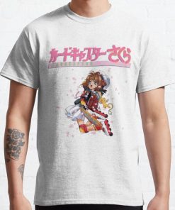 Cardcaptor Sakura Roller Skates Logo Classic T-Shirt RB0812 product Offical Shirt Anime Merch