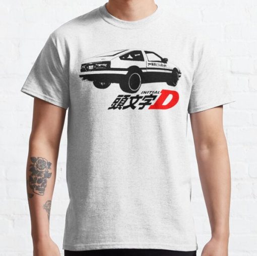 initial D logo Classic T-Shirt RB0812 product Offical Shirt Anime Merch
