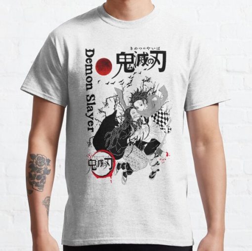 Demon Slayer Anime Nezuko Tanjiro Awesome Design Gift Classic T-Shirt RB0812 product Offical Shirt Anime Merch