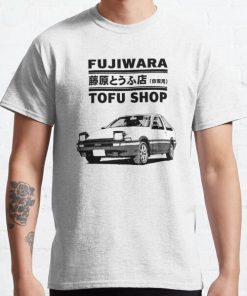 Initial D Fujiwara Tofu Shop AE86 Manga Classic T-Shirt RB0812 product Offical Shirt Anime Merch