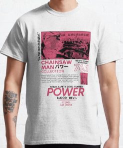 Chainsaw Man Power Devil Streetwear Classic T-Shirt RB0812 product Offical Shirt Anime Merch
