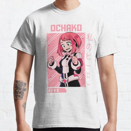 Ochaco Uraraka cute shirt Classic T-Shirt RB0812 product Offical Shirt Anime Merch