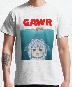 Hololive EN - Gawr Gura Parody Classic T-Shirt RB0812 product Offical Shirt Anime Merch