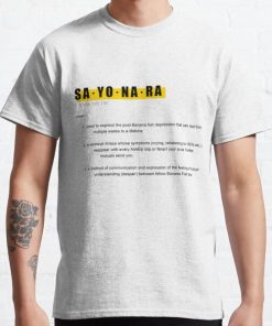 Banana Fish SAYONARA Definition Design Classic T-Shirt RB0812 product Offical Shirt Anime Merch
