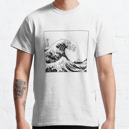The Great Wave Off Kanagawa Classic T-Shirt RB0812 product Offical Shirt Anime Merch
