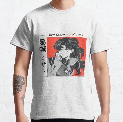 Misato Katsuragi Classic T-Shirt RB0812 product Offical Shirt Anime Merch