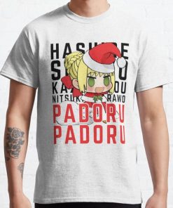SABER NERO -CHRISTMAS PADORU PADORU Classic T-Shirt RB0812 product Offical Shirt Anime Merch