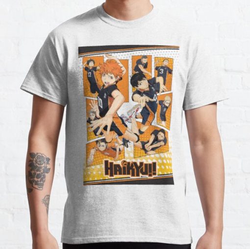 Haikyu Karasuno Team Classic T-Shirt RB0812 product Offical Shirt Anime Merch