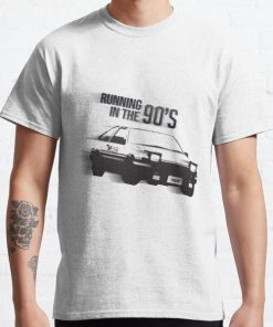 Initial D #1 - Running in the 90s CLEAR ver. Classic T-Shirt RB0812 product Offical Shirt Anime Merch