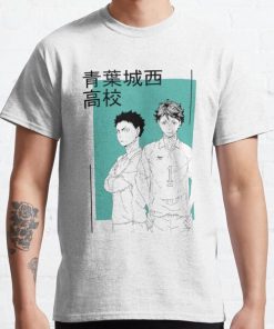 Haikyuu! Aoba Johsai IwaOi character design Classic T-Shirt RB0812 product Offical Shirt Anime Merch