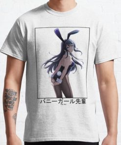 Bunny girl senpai (Mai Sakurajima) Classic T-Shirt RB0812 product Offical Shirt Anime Merch
