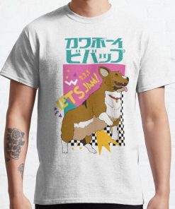 Let's Jam! Cowboy Bebop Corgi Classic T-Shirt RB0812 product Offical Shirt Anime Merch