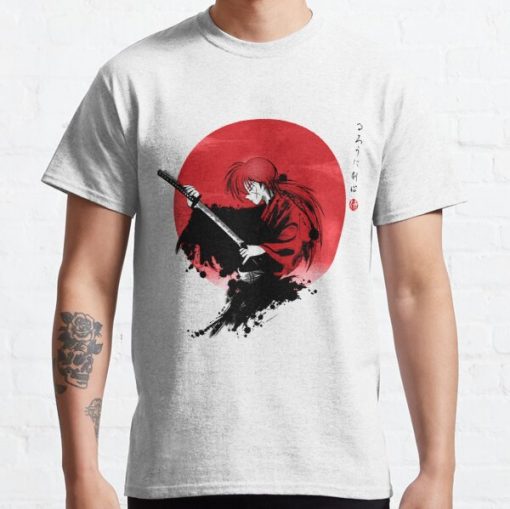 Red sun Rurouni Classic T-Shirt RB0812 product Offical Shirt Anime Merch