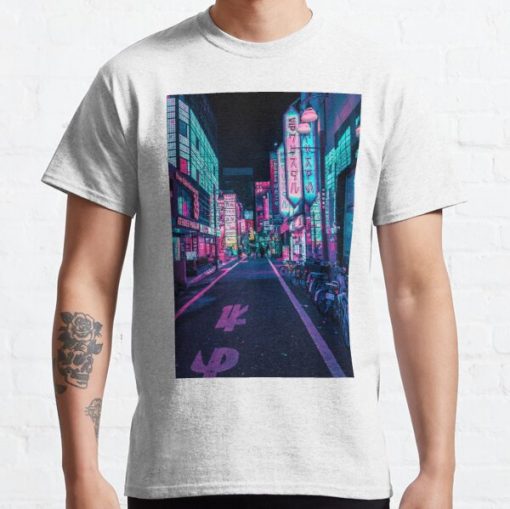 Tokyo - A Neon Wonderland  Classic T-Shirt RB0812 product Offical Shirt Anime Merch