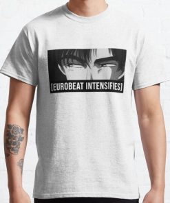 Eurobeat Intensifies Classic T-Shirt RB0812 product Offical Shirt Anime Merch