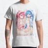Re:ZERO Rem Ram with Neko Cat Hoodie Classic T-Shirt RB0812 product Offical Shirt Anime Merch