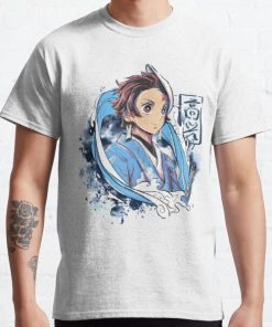 Kamado Tanjiro from Demon Slayer Classic T-Shirt RB0812 product Offical Shirt Anime Merch