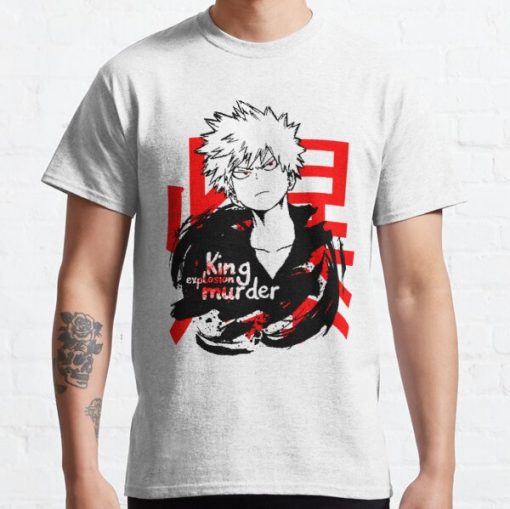 Explosion King - Pro Hero Katsuki Bakugo Classic T-Shirt RB0812 product Offical Shirt Anime Merch