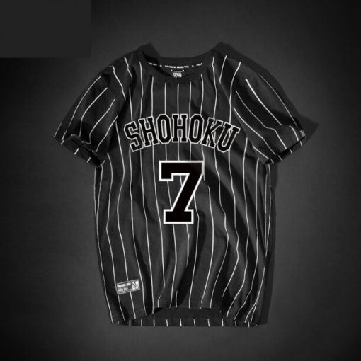 slam dunk no7 miyagi ryota tshirt men black tee - Shirt Anime™